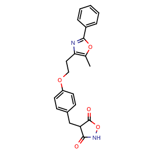 Chemical structure of Reglitazar , CAS 170861-63-9, AChemBlock AD264732