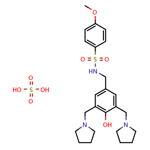 Chemical structure of Sulcardine sulfate , CAS 343935-61-5, AChemBlock AD264755