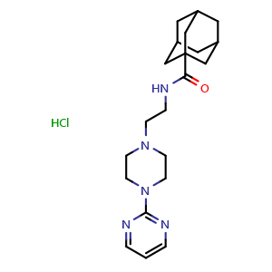 Chemical structure of Adatanserin hydrochloride , CAS 144966-96-1, AChemBlock AD264780