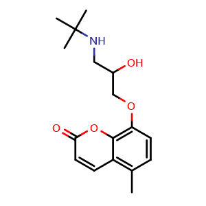 Chemical structure of Bucumolol , CAS 58409-59-9, AChemBlock AD264801