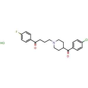 Chemical structure of Cloroperone hydrochloride , CAS 55695-56-2, AChemBlock AD264810
