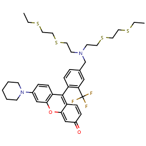 Chemical structure of Copper probe CF4 , CAS 2365532-64-3, AChemBlock AD264811