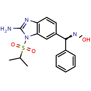 Chemical structure of Viroxime , CAS 63198-97-0, AChemBlock AD264826