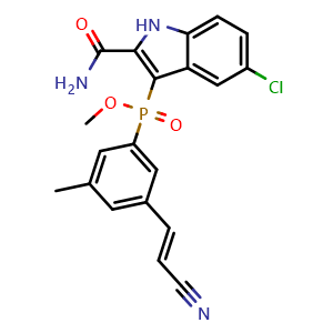 Chemical structure of (Iso)-Fosdevirine , CAS 2869918-45-4, AChemBlock AD264833