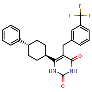 Chemical structure of Miricorilant , CAS 1400902-13-7, AChemBlock AD264854