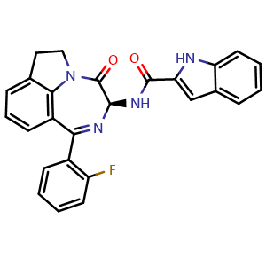 Chemical structure of Pranazepide , CAS 150408-73-4, AChemBlock AD264867