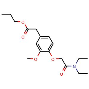 Chemical structure of Propanidid , CAS 1421-14-3, AChemBlock AD264868