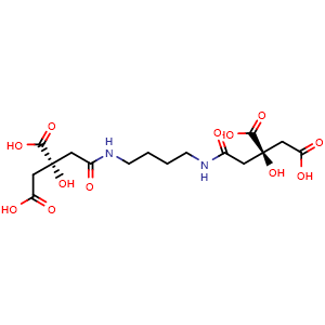 Chemical structure of Rhizoferrin , CAS 138846-62-5, AChemBlock AD264870