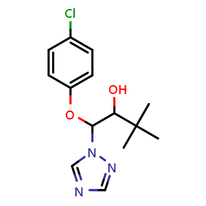 Chemical structure of Triadimenol , CAS 55219-65-3, AChemBlock AD264882