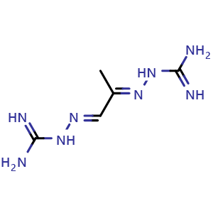 Chemical structure of Mitoguazone , CAS 459-86-9, AChemBlock AD264896