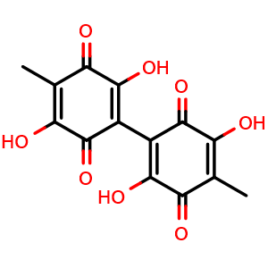 Chemical structure of Oosporein , CAS 475-54-7, AChemBlock AD264899
