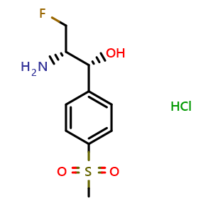 Chemical structure of Florfenicol amine hydrochloride , CAS 108656-33-3, AChemBlock AD264910