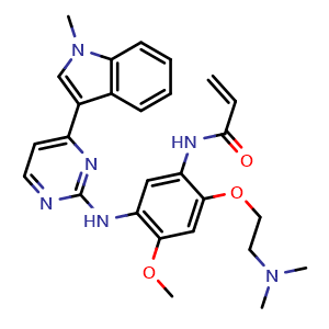 Chemical structure of Rezivertinib , CAS 1835667-12-3, AChemBlock AD264926
