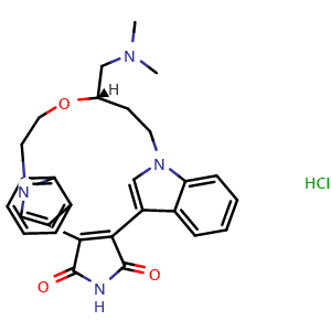 Chemical structure of Ruboxistaurin hydrochloride , CAS 169939-93-9, AChemBlock AD264937