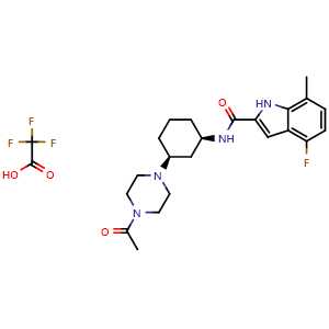 Chemical structure of EZM0414 TFA , CAS 2411759-92-5, AChemBlock AD264939