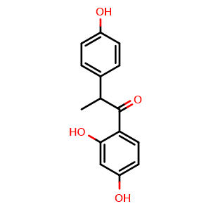 Chemical structure of O-Desmethylangolensin , CAS 21255-69-6, AChemBlock AD264953