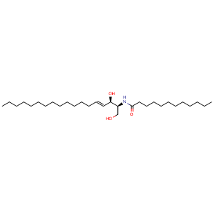 Chemical structure of C12-Ceramide , CAS 74713-60-3, AChemBlock AD264956