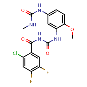 Chemical structure of Glycogen phosphorylase-IN-1 , CAS 648926-15-2, AChemBlock AD264963