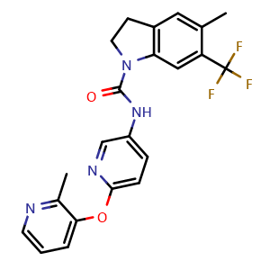 Chemical structure of SB 243213 , CAS 200940-22-3, AChemBlock AD264968