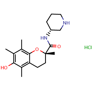 Chemical structure of Sonlicromanol hydrochloride , CAS 2162149-24-6, AChemBlock AD264976