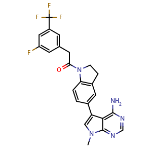 Chemical structure of PERK-IN-4 , CAS 1337531-89-1, AChemBlock AD264994
