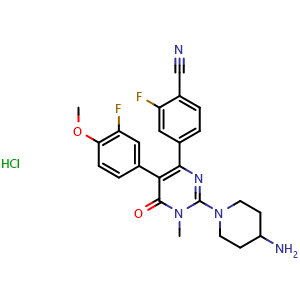 Chemical structure of Pulrodemstat HCl , CAS 1821307-11-2, AChemBlock AD265008