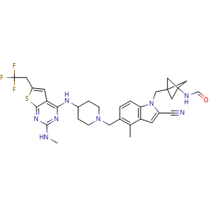 Chemical structure of MI-3454 , CAS 2134169-43-8, AChemBlock AD265019