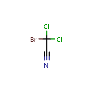Chemical structure of Bromodichloroacetonitrile , CAS 60523-73-1, AChemBlock AD265060