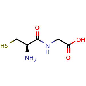 Chemical structure of Cysteinylglycine , CAS 19246-18-5, AChemBlock AD265078