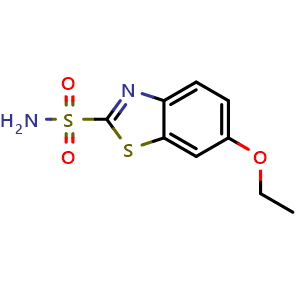 Chemical structure of Ethoxzolamide , CAS 452-35-7, AChemBlock AD265084