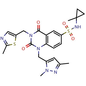 Chemical structure of PDD00017273 , CAS 1945950-21-9, AChemBlock AD265091