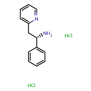 Chemical structure of Lanicemine dihydrochloride , CAS 153322-06-6, AChemBlock AD265104