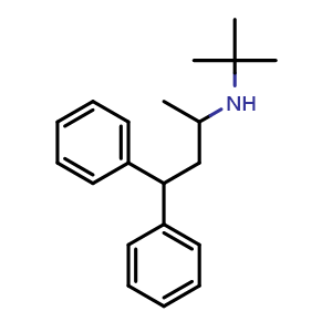 Chemical structure of Terodiline , CAS 15793-40-5, AChemBlock AD265108