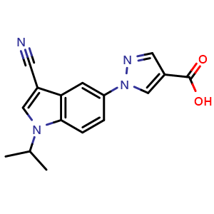 Chemical structure of Tigulixostat , CAS 1287766-55-5, AChemBlock AD265112