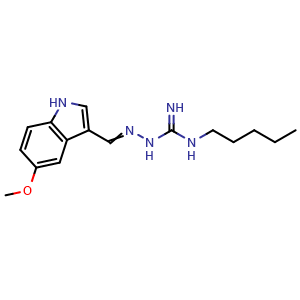 Chemical structure of Tegaserod , CAS 145158-71-0, AChemBlock AD265114