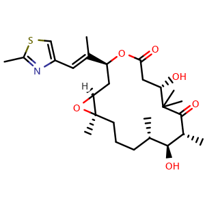 Chemical structure of Epothilone B , CAS 152044-54-7, AChemBlock AD265121