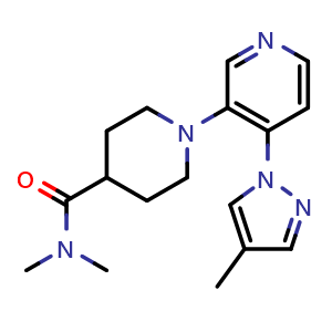 Chemical structure of Cholesterol 24-hydroxylase-IN-1 , CAS 1613480-70-8, AChemBlock AD265123