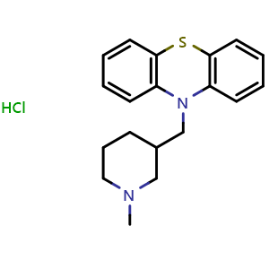 Chemical structure of Mepazine hydrochloride , CAS 2975-36-2, AChemBlock AD265142