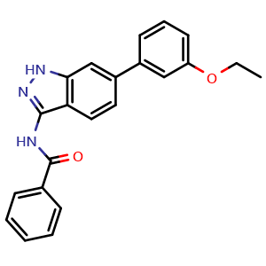 Chemical structure of FGFR2-IN-1 , CAS 2677709-76-9, AChemBlock AD265148