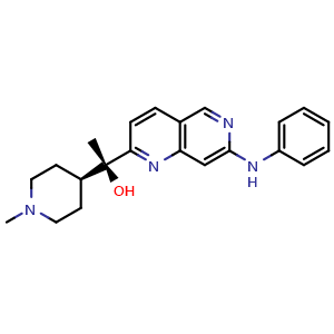 Chemical structure of CDK5-IN-3 , CAS 2639542-32-6, AChemBlock AD265152