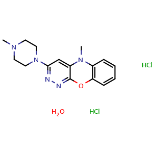 Chemical structure of Azaphen dihydrochloride monohydrate , CAS 63302-99-8, AChemBlock AD265166