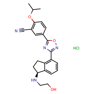Chemical structure of Ozanimod hydrochloride , CAS 1618636-37-5, AChemBlock AD265202