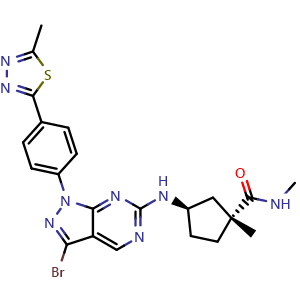 Chemical structure of GCN2-IN-7 , CAS 2396465-33-9, AChemBlock AD265246