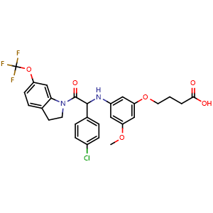 Chemical structure of (+)-JNJ-A07 , CAS 2135640-93-4, AChemBlock AD265257