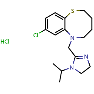 Chemical structure of Dazolicin HCl , CAS 24484-40-0, AChemBlock AD265279