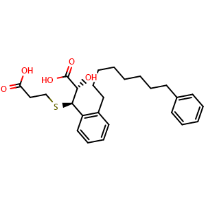 Chemical structure of Pobilukast , CAS 107023-41-6, AChemBlock AD265285