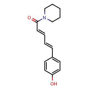 Chemical structure of Coumaperine , CAS 76733-91-0, AChemBlock AD265297