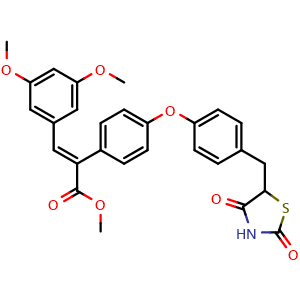 Chemical structure of THR-0921 , CAS 606932-81-4, AChemBlock AD265300