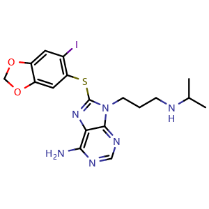 Chemical structure of PU-H71 , CAS 873436-91-0, AChemBlock AD265309