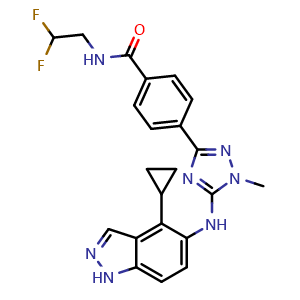 Chemical structure of Zelasudil , CAS 2365193-22-0, AChemBlock AD265315